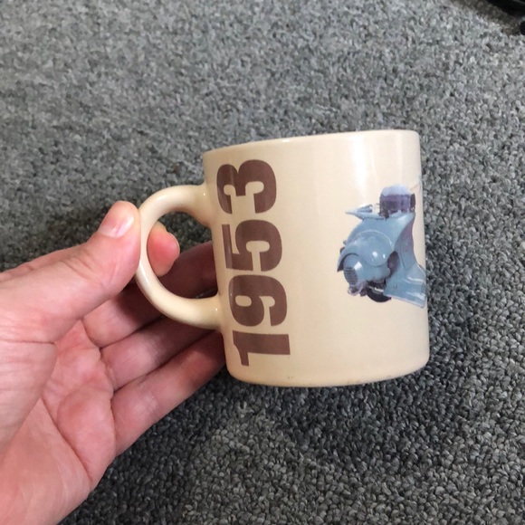 1953 Primavera Vespa 125 Mini Espresso Coffee Mug Retro - Picture 2 of 9